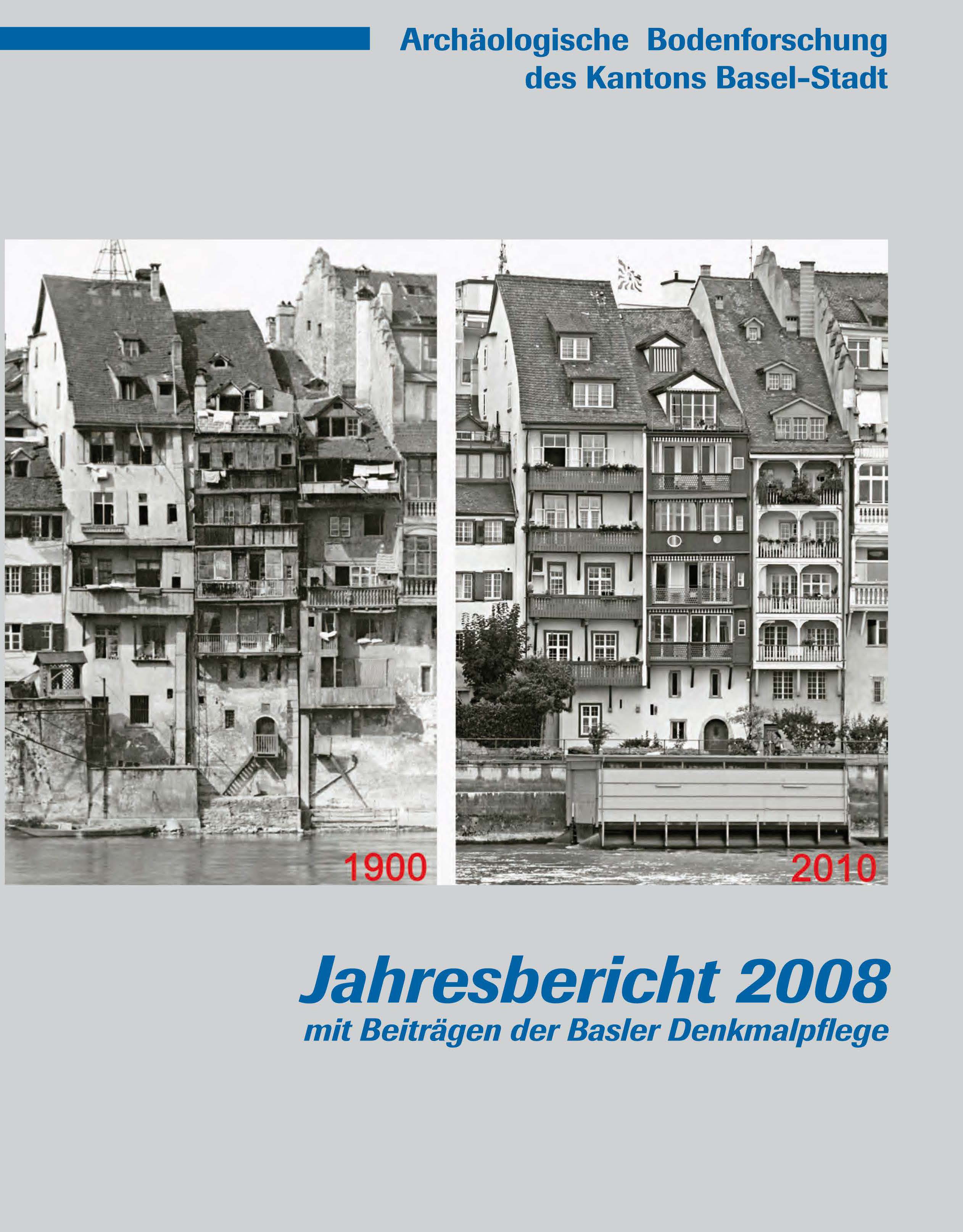 Vorderseite des Jahresberichts 2008